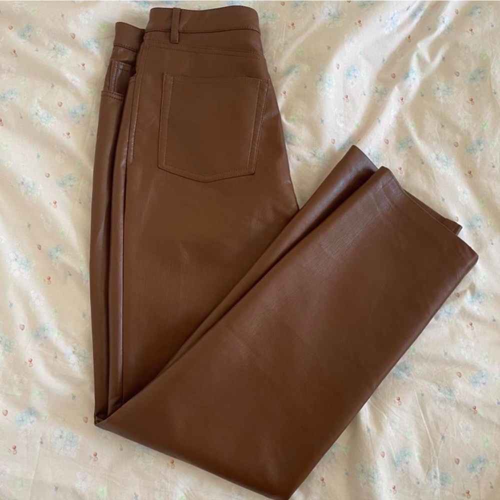 Aritzia Melina Leather Pants